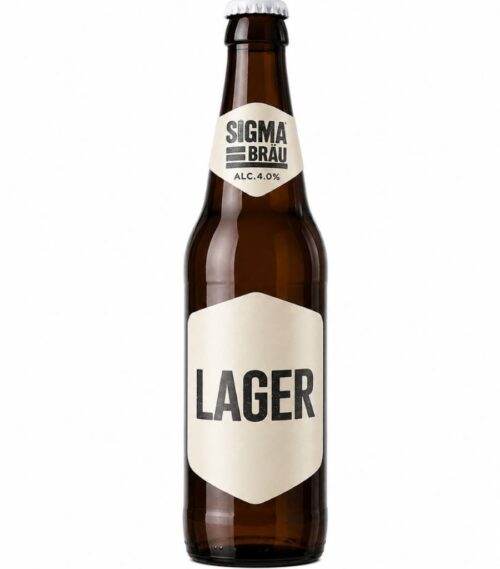 Пиво Sigma Brau Lager 4% (0.5L) Glass