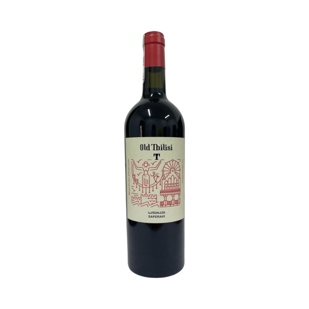 Вино Old Tbilisi Saperavi 12.5% (0.75L)