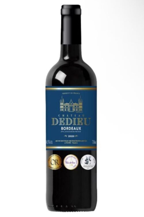 Вино Chateau Dedieu Bordeaux AOP 12.5%-14% (0.75L)