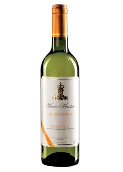 Вино Marie Manhes Chardonnay, Pays d'Oc IGP 12.5% (0.75L)