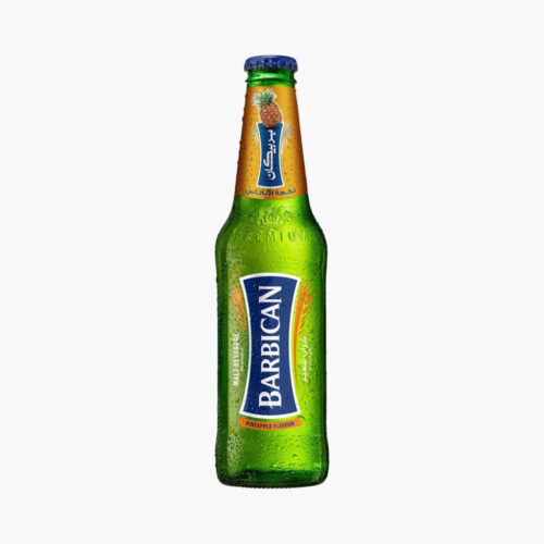 Газированный солодовый напиток Barbican Pineapple, 0%, Glass (0,33L)
