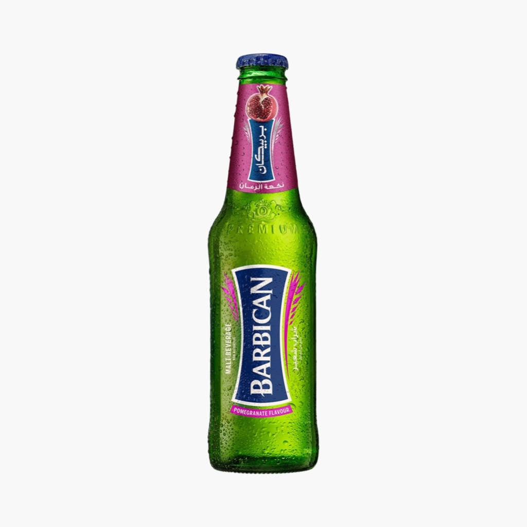 Газированный солодовый напиток Barbican Pomegranate 0%, Glass (0,33L)