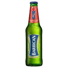 Газированный солодовый напиток Barbican Strawberry 0%, Glass (0,33L)