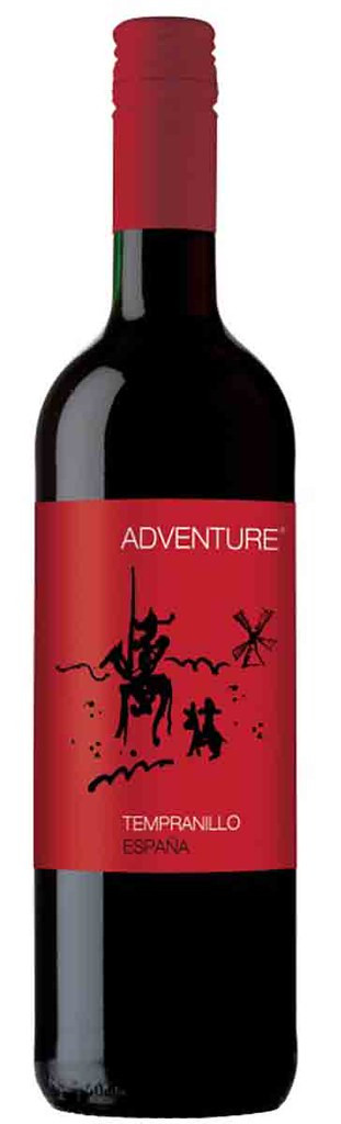 Вино Adventure Tempranillo Medium Dry Red 11% (0.75L)