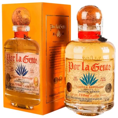 Текила Por La Gente Reposado 40% in Box (0.75L)