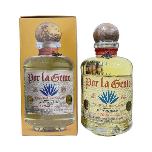 Текила Por La Gente Reposado 40% in Box (0.75L)