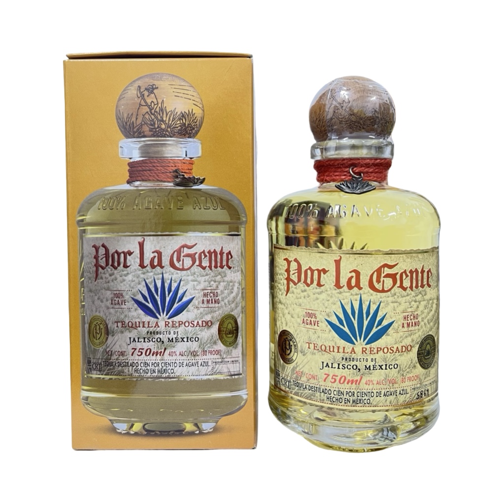 Текила Por La Gente Reposado 40% in Box (0.75L)