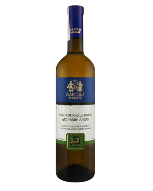 Вино Kartuli Marani Алазанская Долина Белое 10-12% (0,75L)