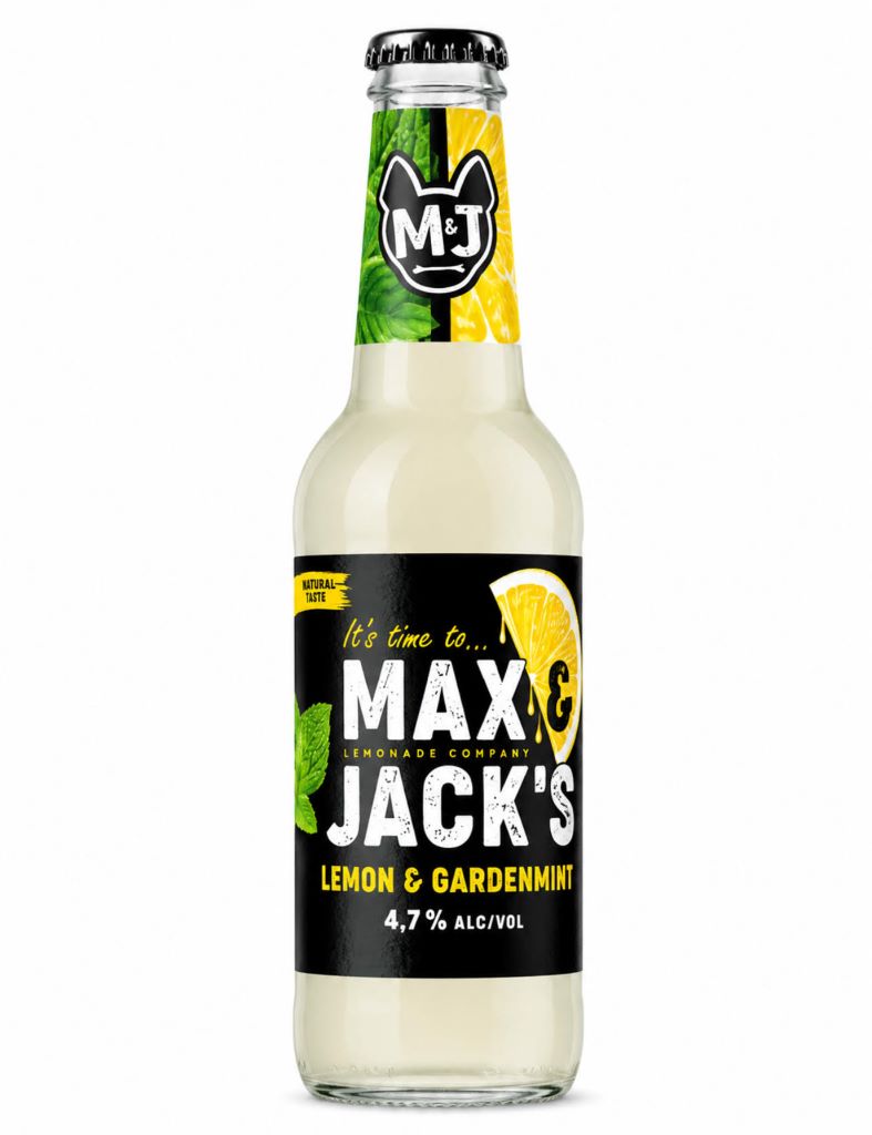 Пивной напиток Max & Jack's Lemon & Gardenmint 4.7% (0.4L)