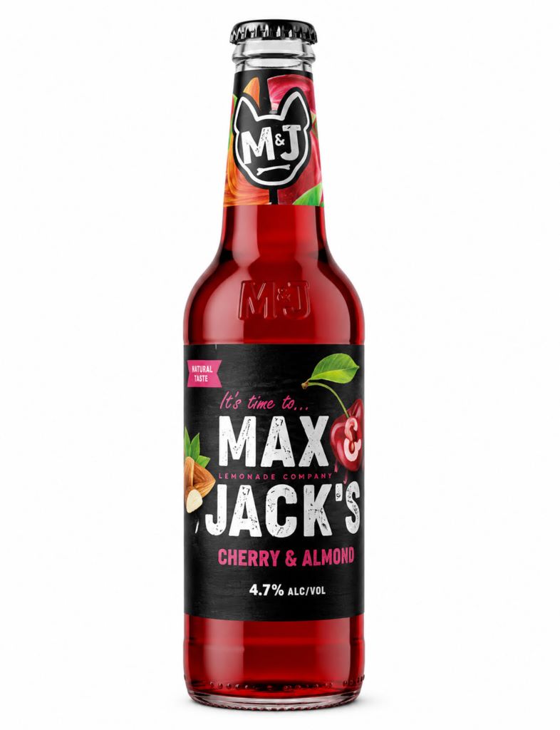 Пивной напиток Max & Jack's Cherry & Almond 4.7% (0,4L)