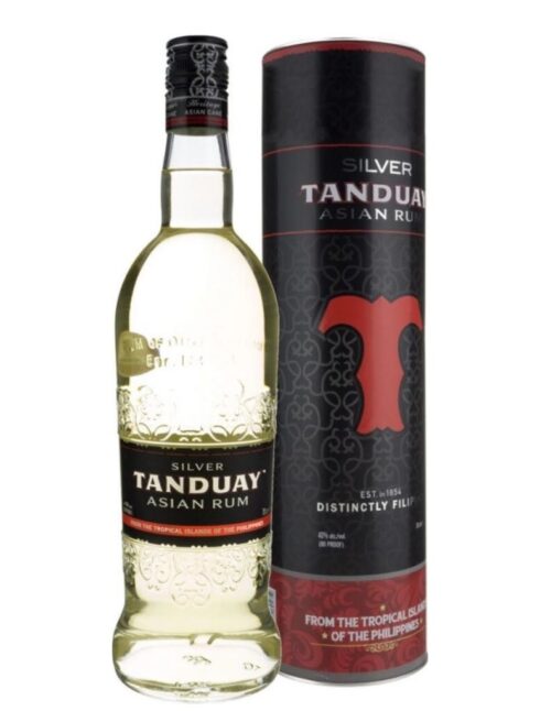 Ром Tanduay Silver Asian Rum 40% in Tube (0.7L)