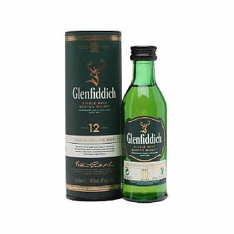 Виски Glenfiddich 12 YO 40% (0,05L)