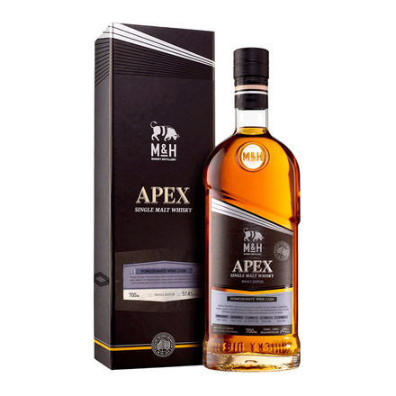 Виски M&H Apex Pomegranate Single Malt 57,2% in Box (0,7L)