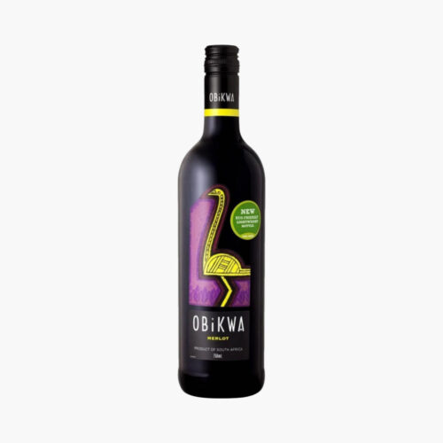Вино Obikwa, Merlot 12,5% (0,75L)