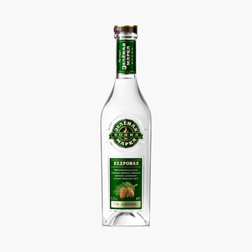 Водка Зеленая Марка Кедровая 40% (0.5L)