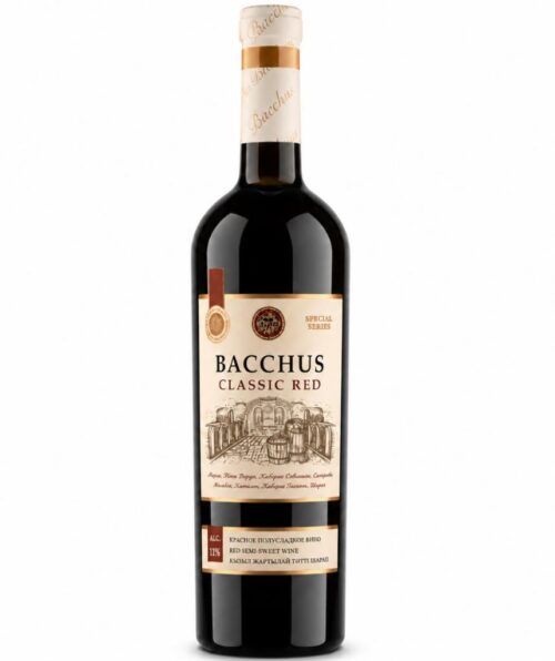 Вино Bacchus Classic Red Semi Sweet 11% (0.75L)