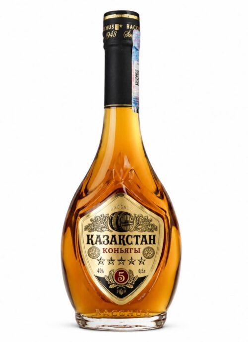 Коньяк Казахстан 5* Бахус 40% (0.5L)
