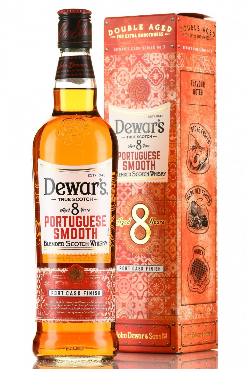 Виски Dewar's Portuguese Smooth Aged 8 YO 40% in Box (0,7L)