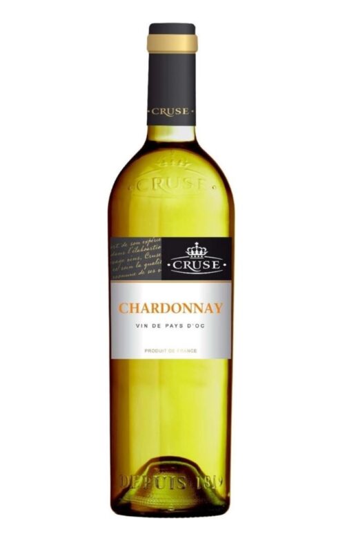 Вино Cruse, Chardonnay, Vin de Pays d'Oc 12,5% (0,75L)