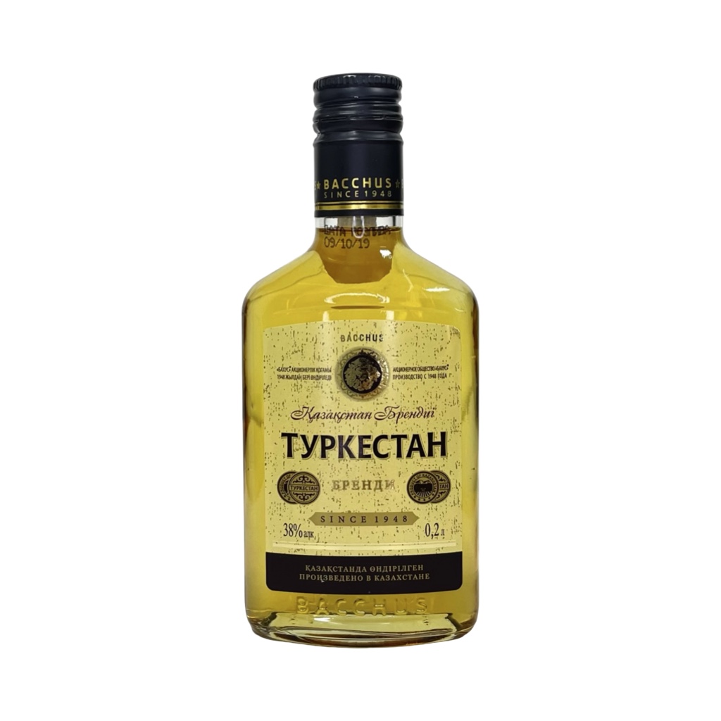 Бренди Туркестан 38% (0,2L)