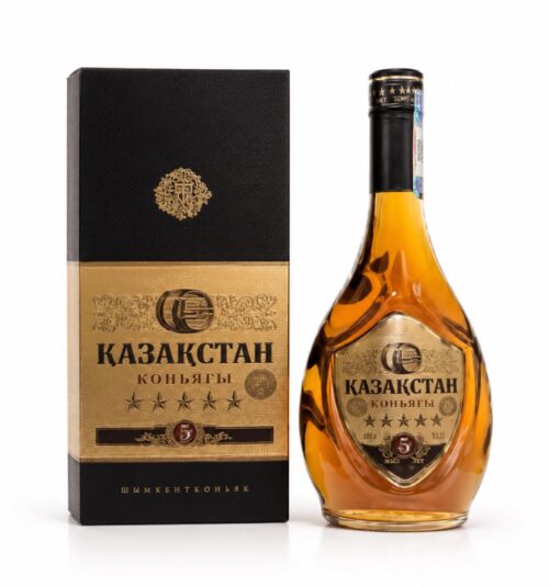 Коньяк Казахстан 5 звезд 40% in Box (0.5L)