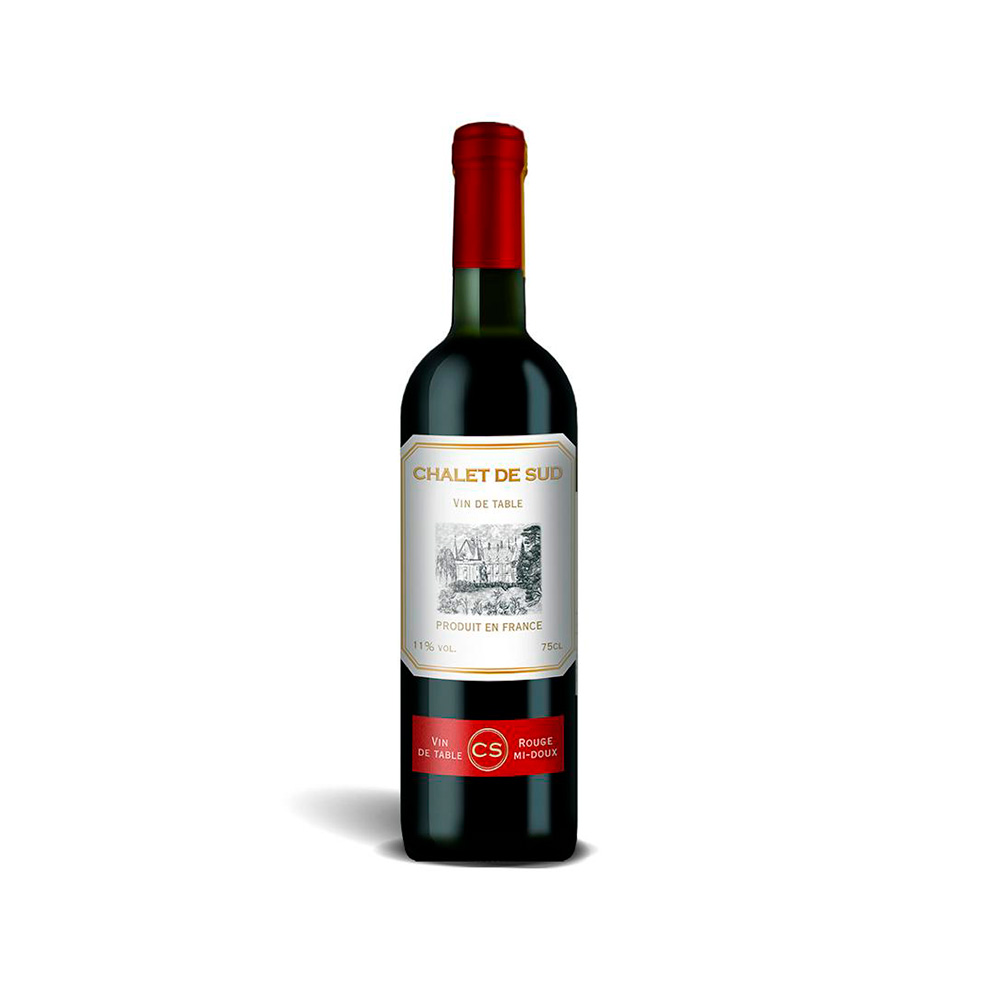Вино Chalet de Sud Vin de Table Rouge Mi-Doux 11% (0,75L)