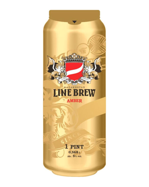 Пиво Line Brew Amber 5% Can (0,568L)