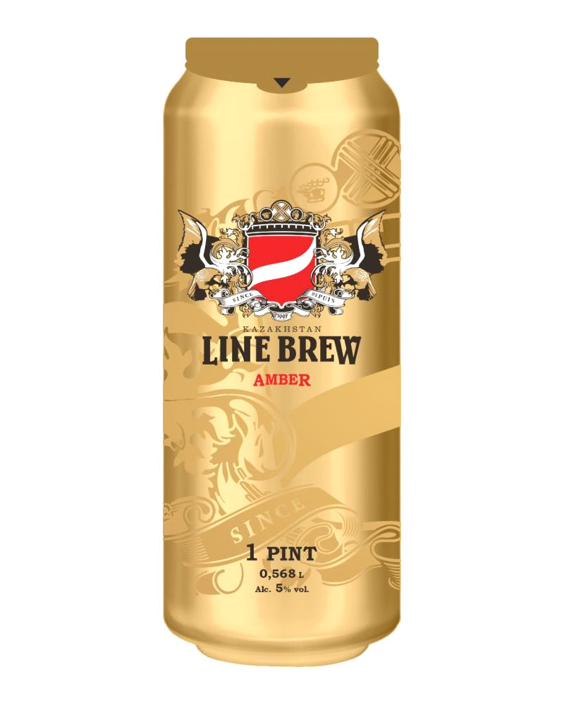 Пиво Line Brew Amber 5% Can (0,568L)