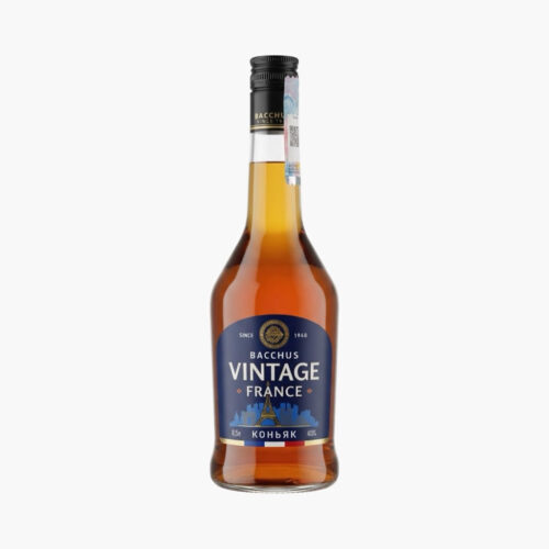 Коньяк Bacchus Vintage France 3YO, 40% (0,5L)