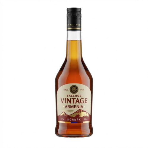 Коньяк Bacchus Vintage Armenia 3YO, 40% (0,5L)