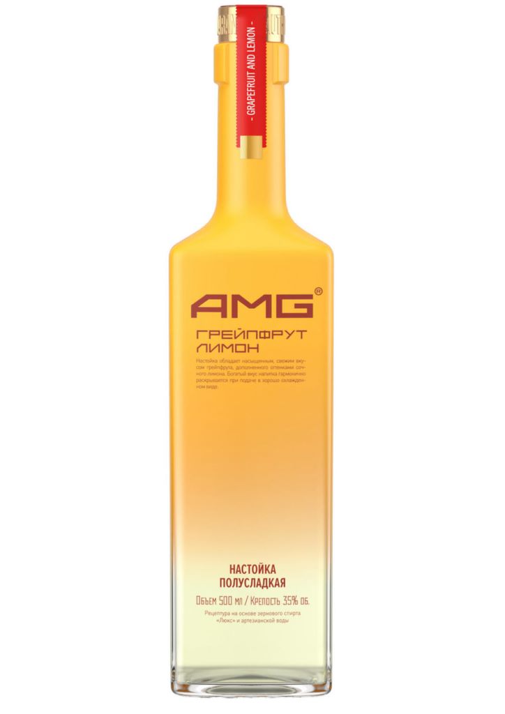 Настойка АМG Грейпфрут с Лимоном, 35% (0.5L)