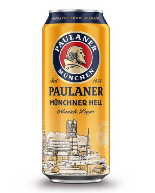 Пиво Paulaner Munchner Hell 4,9% Can (0,5L)
