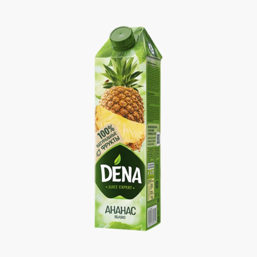 Сок Dena Ананас-Яблоко, Tetra Pak (1L)