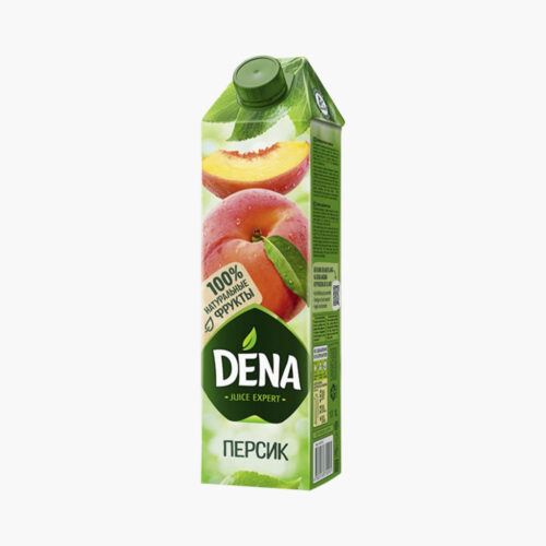 Сок Dena Персик, Tetra Pak (1L)