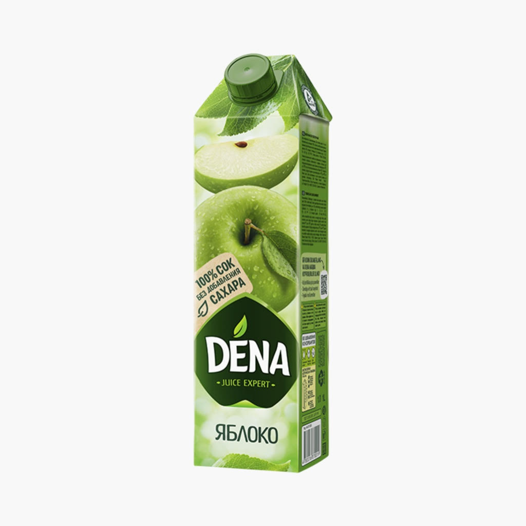 Сок Dena Яблоко, Tetra Pak (1L)
