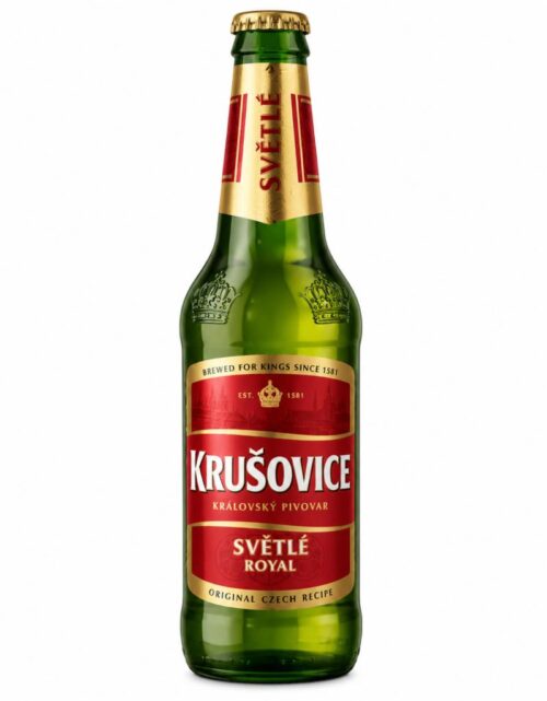 Пиво Krusovice Svetle Royal 4.2% (0.45L) Glass