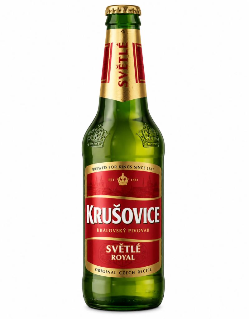 Пиво Krusovice Svetle Royal 4.2% (0.45L) Glass