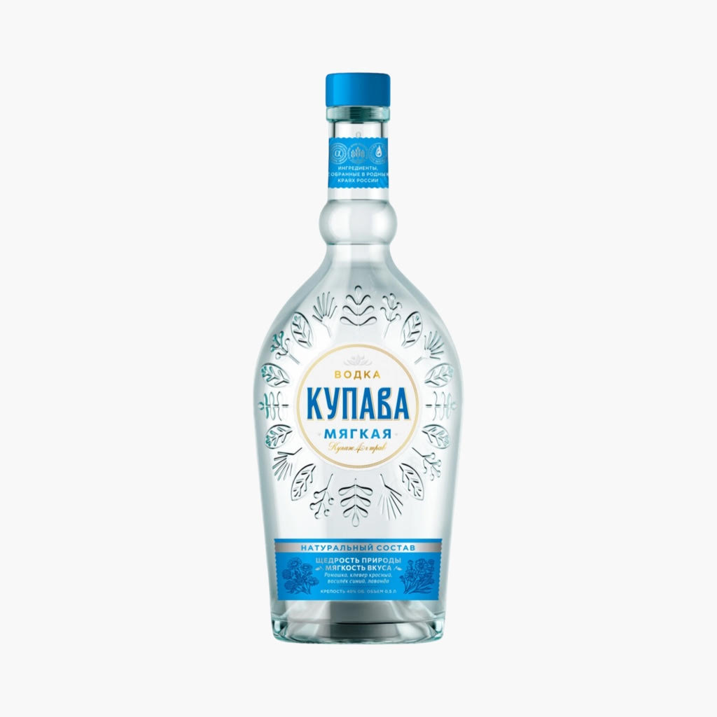 Водка Купава Мягкая 40% (0,5L)
