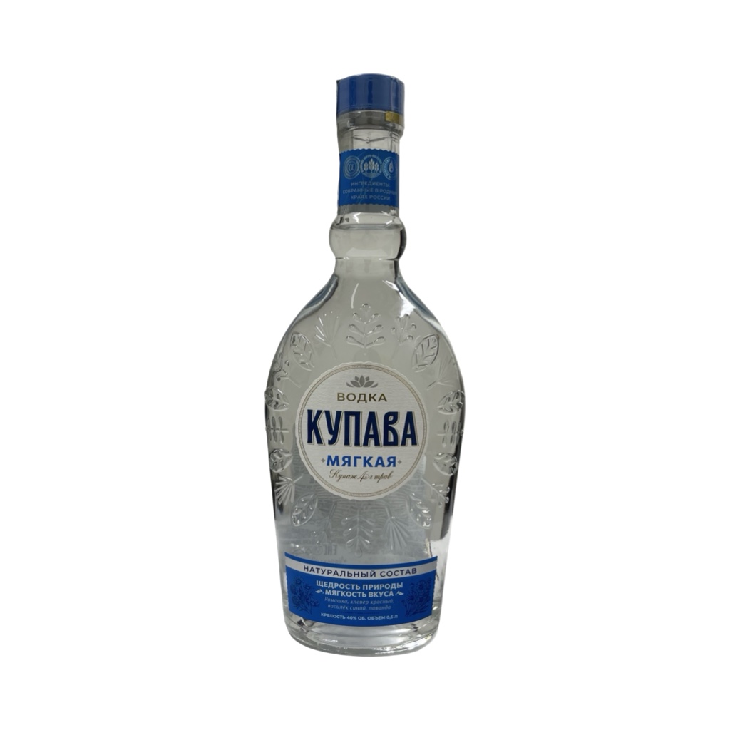 Водка Купава Мягкая 40% (0,5L)