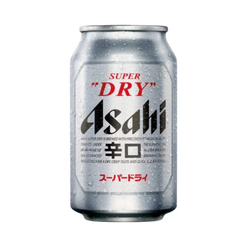 Пиво Asahi Super Dry, in Can, 5% (0.33L)