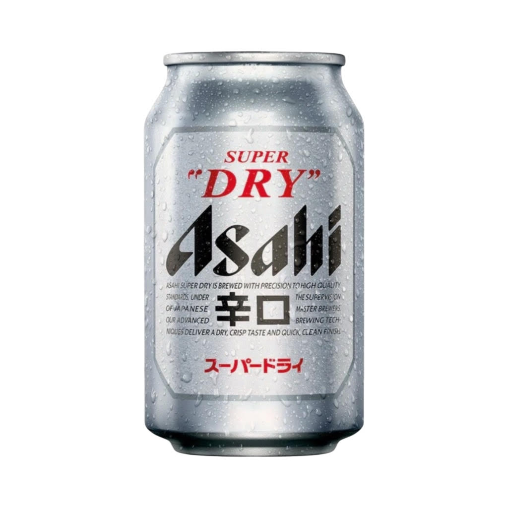 Пиво Asahi Super Dry, in Can, 5% (0.33L)