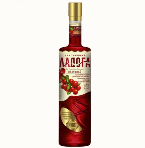 Настойка Ладога Брусничная 19% (0,5L)