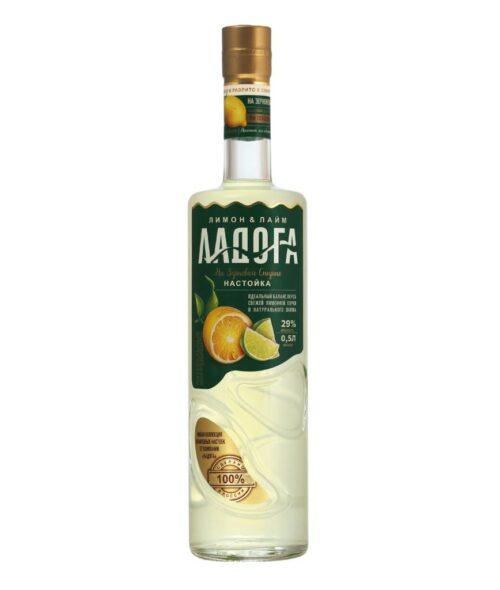 Настойка Ладога Лимон и Лайм, 29% (0.5L)