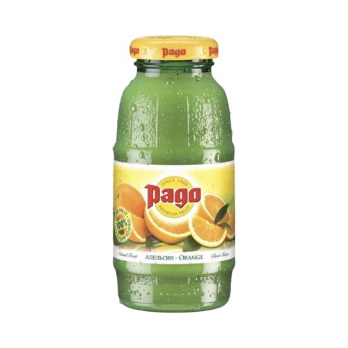 Сок Pago Orange, Glass (0,2L)