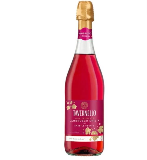 Игристое вино Tavernello Lambrusco Emilia Rosato 8% (0,75L)