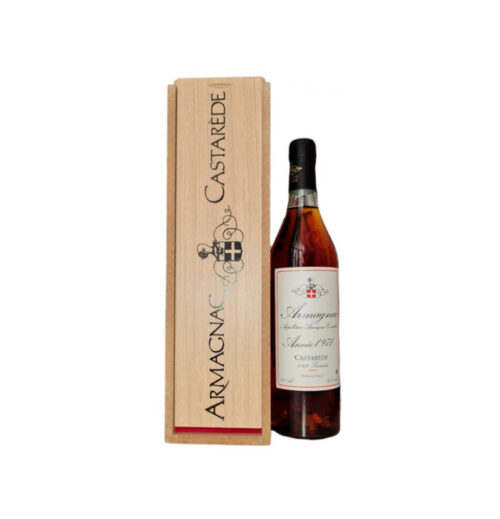 Арманьяк Castarede 1971 40% in Woden Box (0,7L)