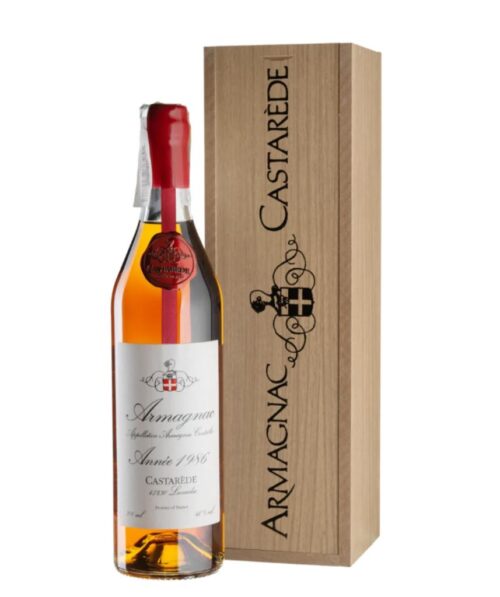 Арманьяк Castarede 1986 40% in Wooden Box (0,7L)