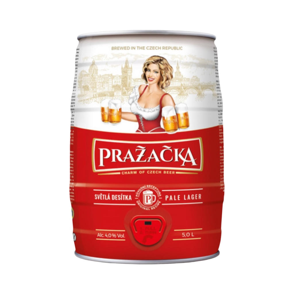 Пиво Prazacka 4% Can (5L)
