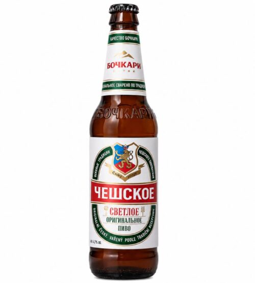 Пиво Чешское светлое 4,7% (0.44L) Glass