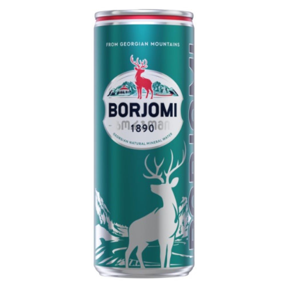 Вода Borjomi, can (0.33L)